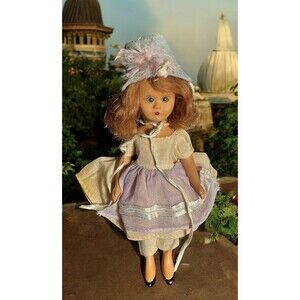 Vintage Nancy Ann Story Book trademark Doll  6” 1940s